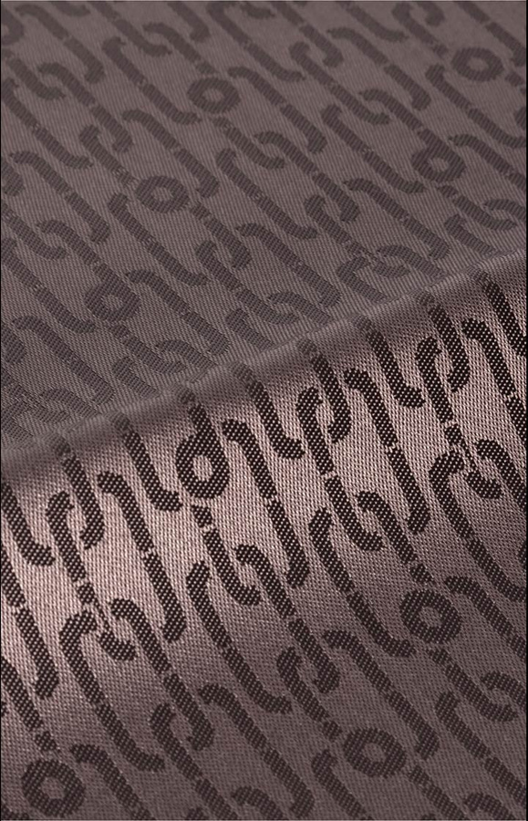 JOOP! CHAINS Platzsets aus Baumwolle, 2er-Set, rund, Durchmesser: 45 cm, Taupe - Bild 2