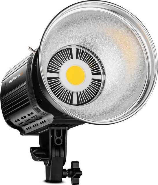 Walimex pro Niova 100 Plus Daylight dimmbare LED Videoleuchte mit Bowens-Reflektor und Soft Diffusor, COB LED-Technologie, 5600 K, CRI 93, Schwarz - Bild 1
