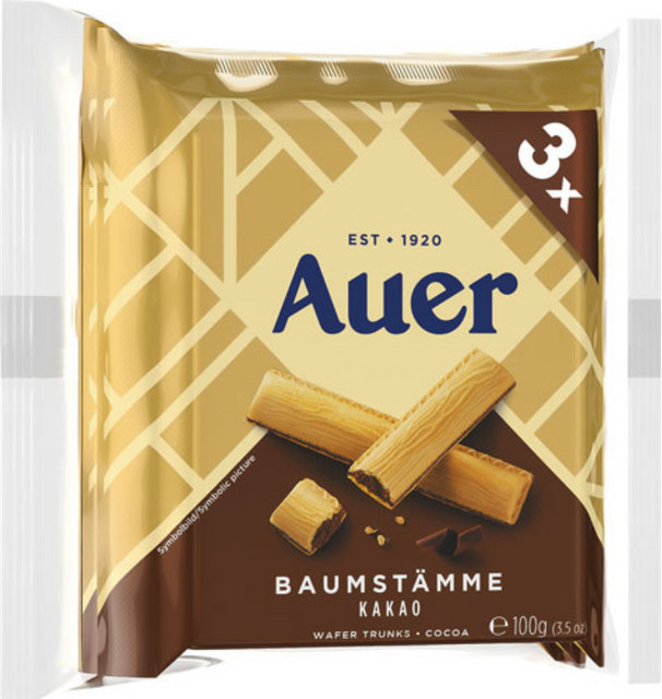 Auer Baumstämme Kakao 3 x 100 g - Bild 1