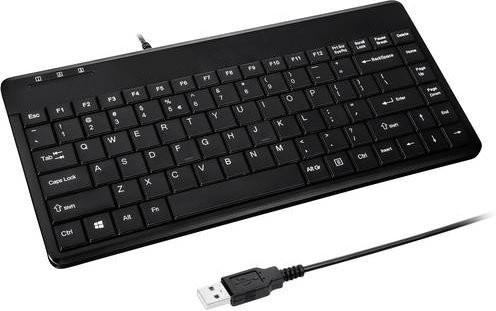 Perixx PERIBOARD-409DEU USB Membran-Tastatur QWERTZ Deutsch Schwarz - Bild 1