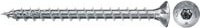 Fischer Power-Fast II Spanplattenschraube mit Senkkopf und Torx-Antrieb, verzinkter Stahl, Farbe: Silber/Blau, Durchmesser: 5,0 mm, Länge: 35,0 mm - Bild 1