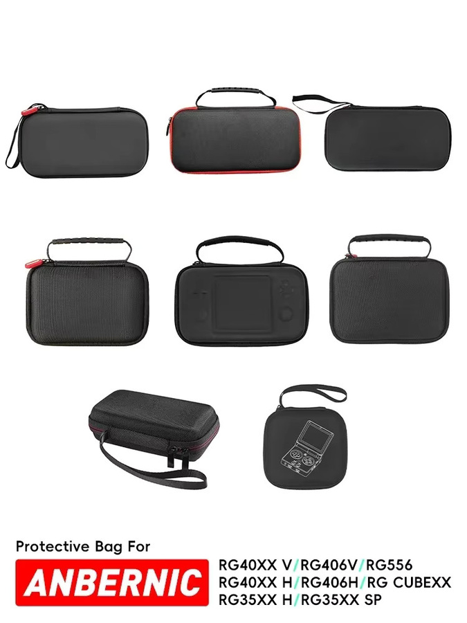 DATA FROG Weiche Schutztasche als tragbare Aufbewahrungshülle für Handheld-Spielkonsolen RG556 RG40XX H RG406H RG40XXV RG Cube RG35XX - Bild 5
