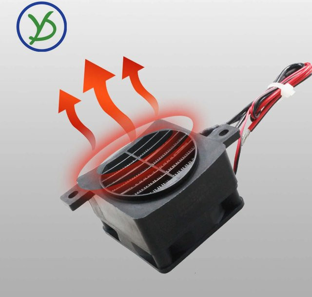 PTCYIDU PTC-Heizlüfter mit Isolierung, elektrische Heizung für konstante Temperatur, 50 W bis 200 W, Farbe Schwarz - Bild 1