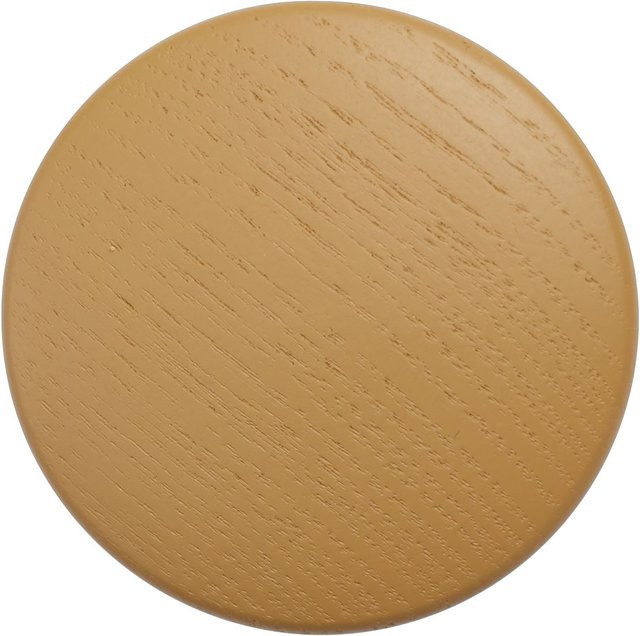 Muuto Dots Wood Scandinavian Distributed Point Hooks in Orange und Braun Matt - Bild 1