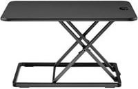 Digitus DA-90445 Ergonomischer Sitz-Steh-Schreibtischaufsatz in Schwarz mit Höhenverstellung von 45 bis 405 mm - Bild 1
