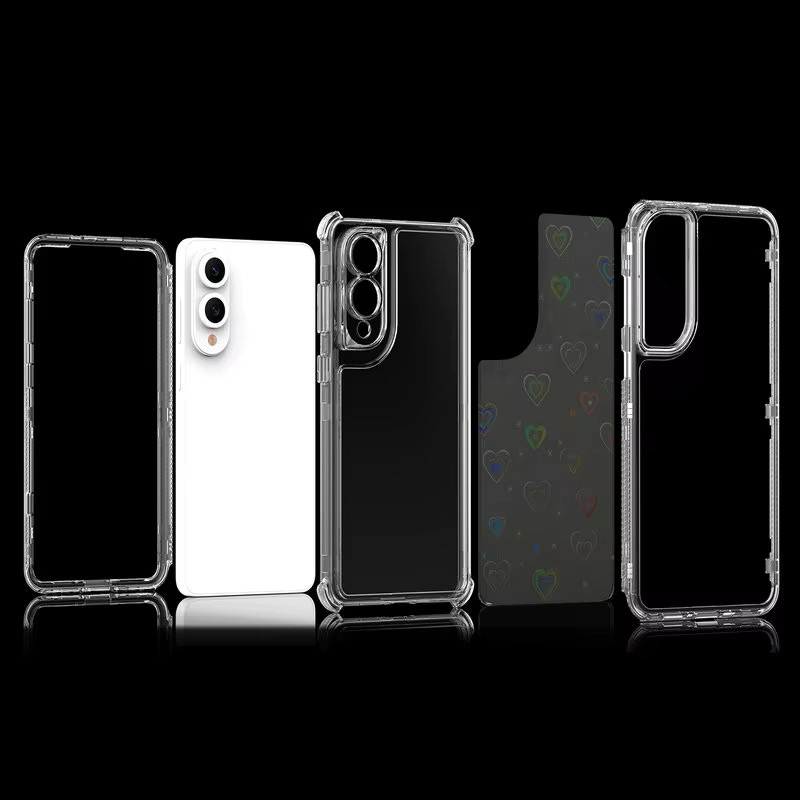 Transparente Schutzhülle für Xiaomi Poco C75, M6, X5 Pro, X7 und C65 mit Laserpapier-Effekt - Bild 2