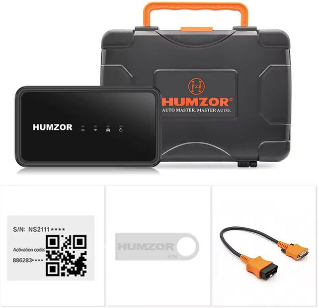 Humzor NexzSYS NS 706 Auto-Komplettsystem-Diagnosetool in Schwarz mit WIFI und USB für Öl, TPMS, SAS und 17 Reset-Dienste sowie ECU Schlüsselprogrammierung - Bild 1
