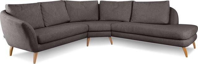Polsterecke Sansibar in Grau mit Stoffbezug und Armlehnen, L-Form, B/T/H: 280 x 150 x 82 cm - Bild 1