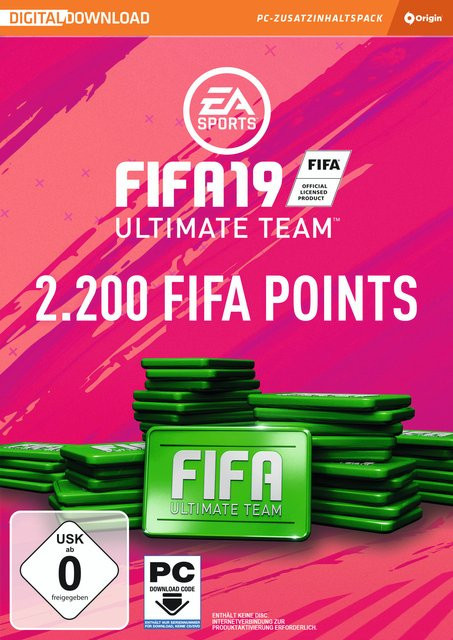 EA FIFA 19 Ultimate Team 2.200 FIFA Points für PC - Bild 1
