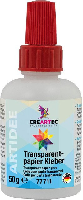 CREARTEC Transparentpapierkleber in Klar und Weiß - Bild 1