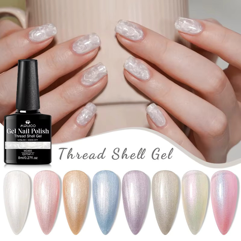 MSRUIOO Thread Shell Gel-Nagellack, 8 ml, Glänzend - Bild 2