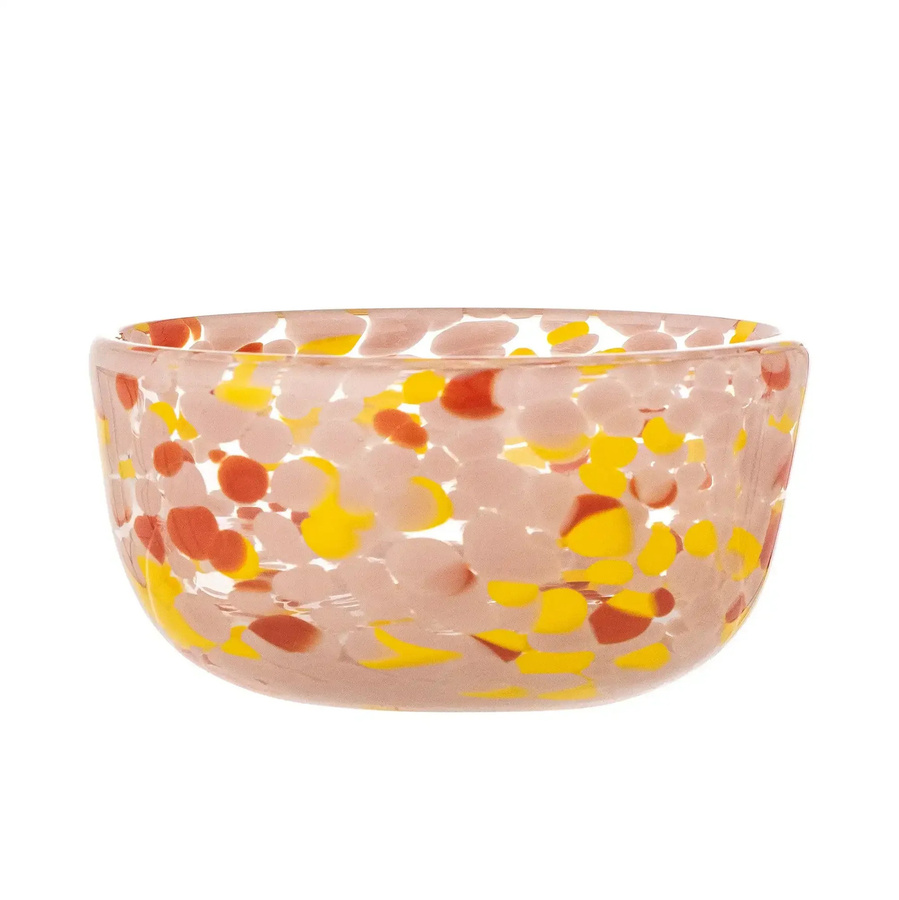 Bloomingville Schale Lilya aus Glas in Rosa, Durchmesser: 11 cm - Bild 1