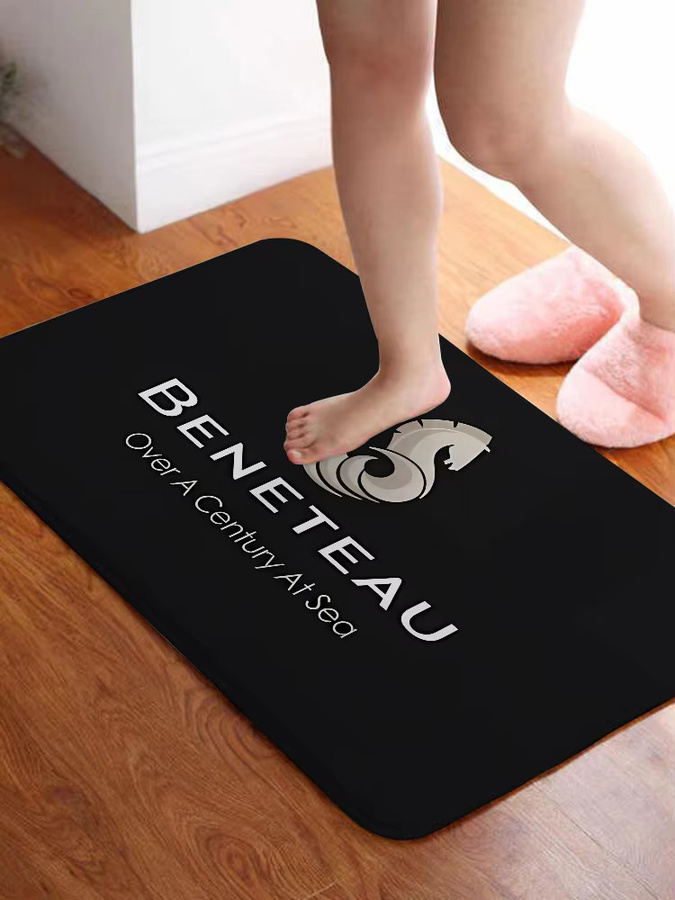 B-BENETEAU Moderner und flauschiger Heimteppich in Schwarz für Wohnzimmer und Kinderzimmer, B/T: 60 x 40 cm - Bild 5