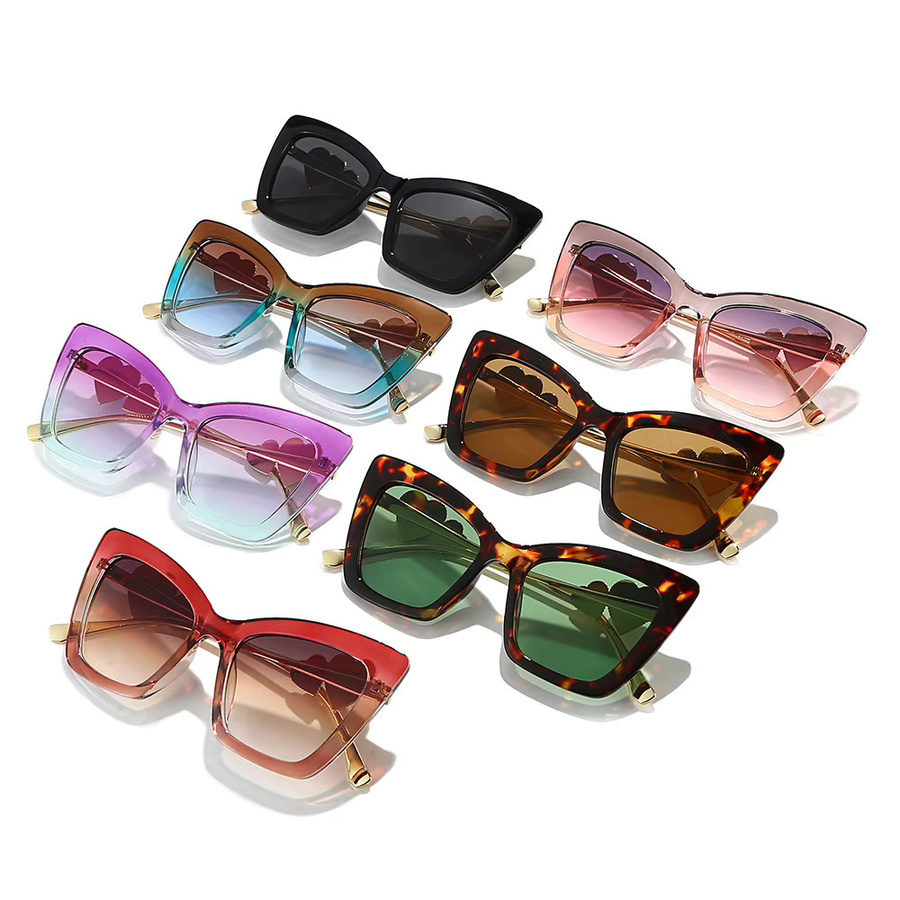 Cat Eye Sonnenbrille, Vollrand, Kunststoff, Damen - Bild 1