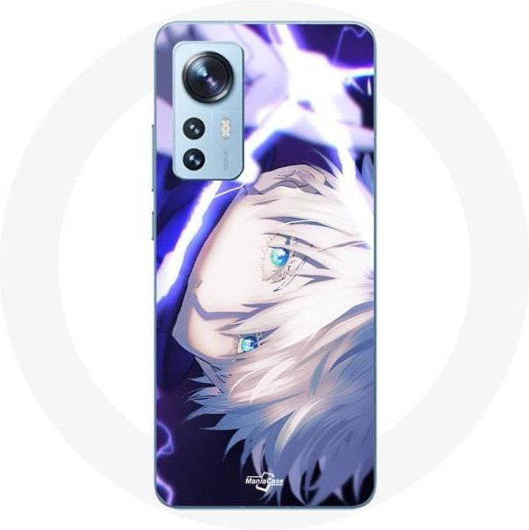 Handyhülle für Xiaomi Mi 12 und Mi 12X mit Satoru Gojo Jujutsu Kaisen Anime Design in Schwarz und Multicolour - Bild 1