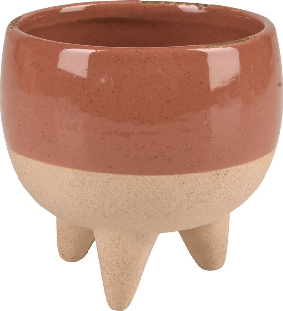 LUX-TOOLS Pflanzgefäß Desert Flower für Sukkulenten in Terrakotta im Boho Look, Höhe: 9,2 cm, Durchmesser: 10,3 cm - Bild 1