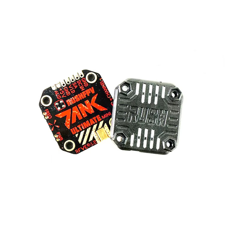 RUSH TANK Ultimate MINI FPV-Sender 5,8 GHz 48CH RaceBand schwarz 20x20 mm stapelbar - Bild 2