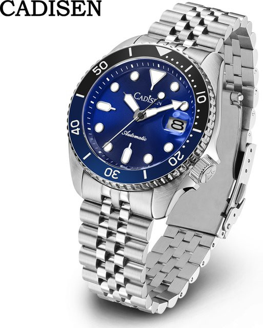CADISEN Armbanduhr Automatik, Edelstahl, Keramik, Saphirglas, Herren - Bild 1