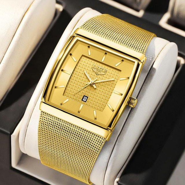 Wyttch Armbanduhr, Roségold, Edelstahl, Eckig, Quarz, Damen - Bild 1