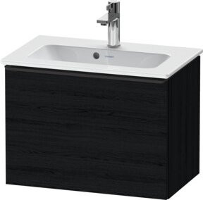 Duravit Waschtischunterschrank D-Neo Compact, wandhängend, schwarz/weiß, B/T/H: 61 x 37,2 x 44 cm - Bild 1