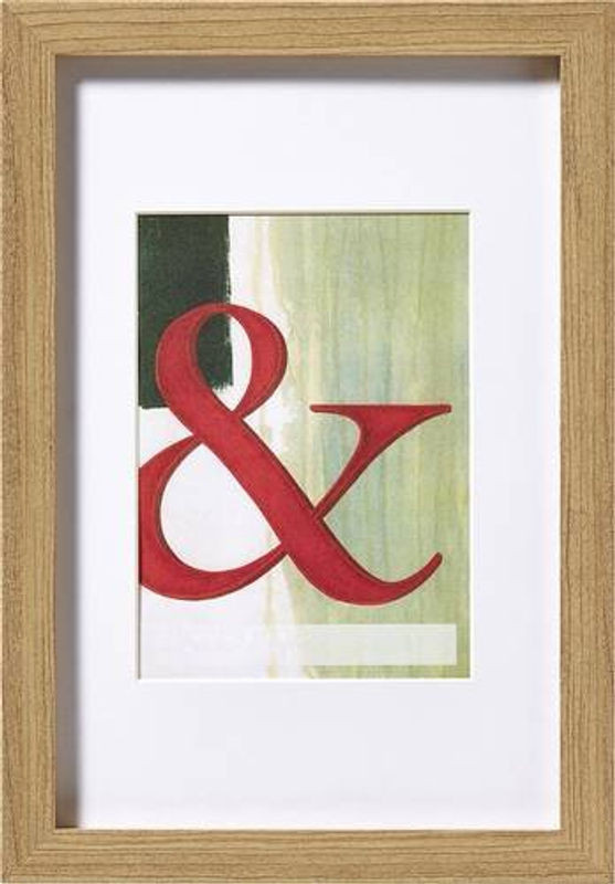 Walther Design Bilderrahmen aus Holz mit Passepartout und Glas in Beige, Format: 20 x 30 cm - Bild 1