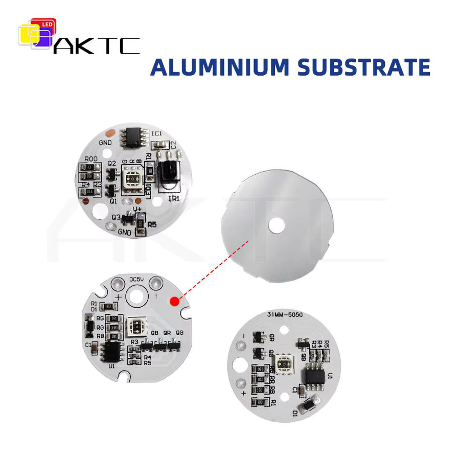 ankatec RGB LED-Lampenplatine mit kabelloser 24-Tasten Fernbedienung, 5 V Niederspannung, 3 W, Multicolor - Bild 2