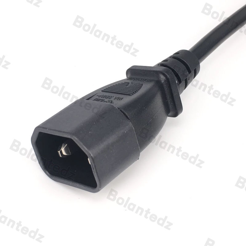 Bolantedz IEC C14 auf C13 Netzkabel in Schwarz für Cisco UPS, PC, Monitor und PDU - Bild 3