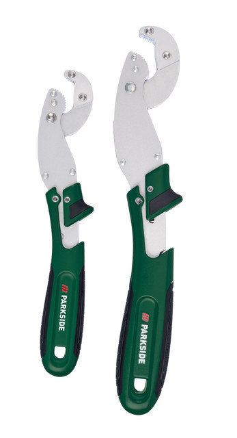 Parkside Ratschen-Set mit Universal-Steckschlüssel aus Chrome Vanadium in Grün, 1/4 Zoll - Bild 1