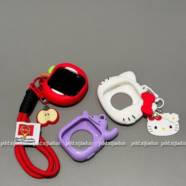 Sanrio Schutzhülle Silikon, Weiß-Rot, Unisex - Bild 1