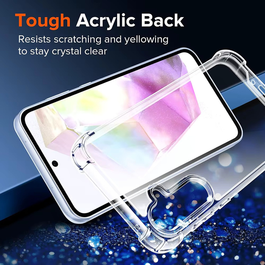Stoßfeste Hybrid-Hartschale Soft Cover für Samsung Galaxy S25 S24 S23 S22 S21 FE Ultra Plus A16 A55 A15 A35 A54 A34 A14 A33 A53 in Transparent - Bild 5