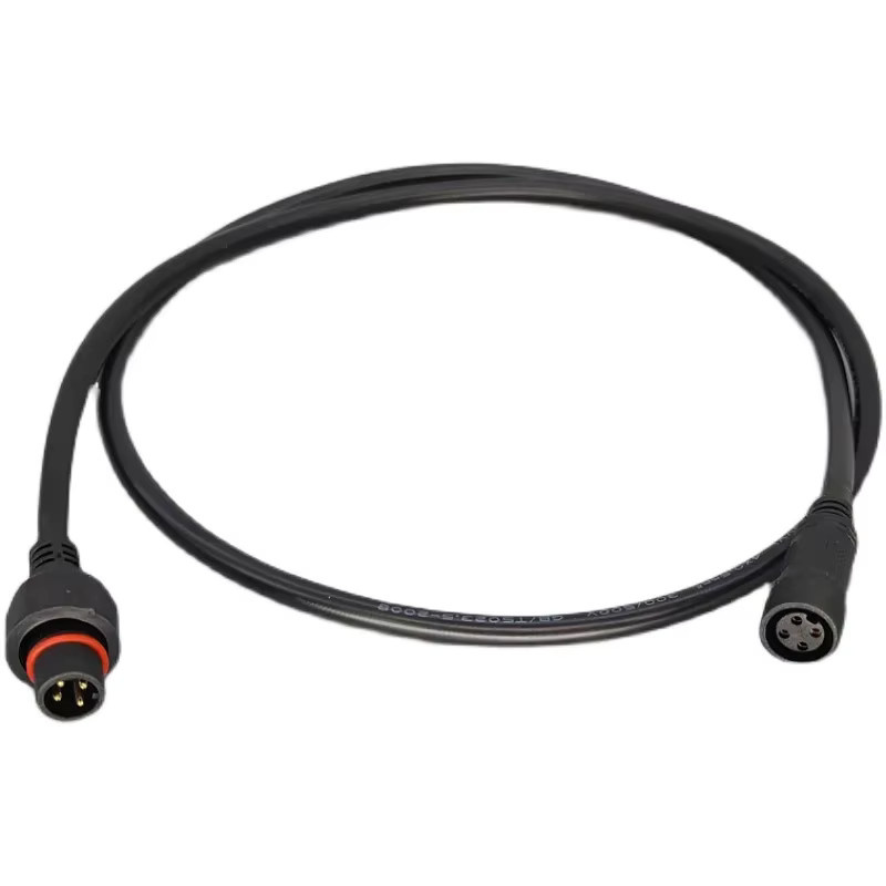 DIVEDEER Wasserdichtes Verlängerungskabel IP67 für den Außenbereich und Garten, schwarzes Anschlusskabel für LED, 2-Pin bis 8-Pin Anschlussmöglichkeiten - Bild 4