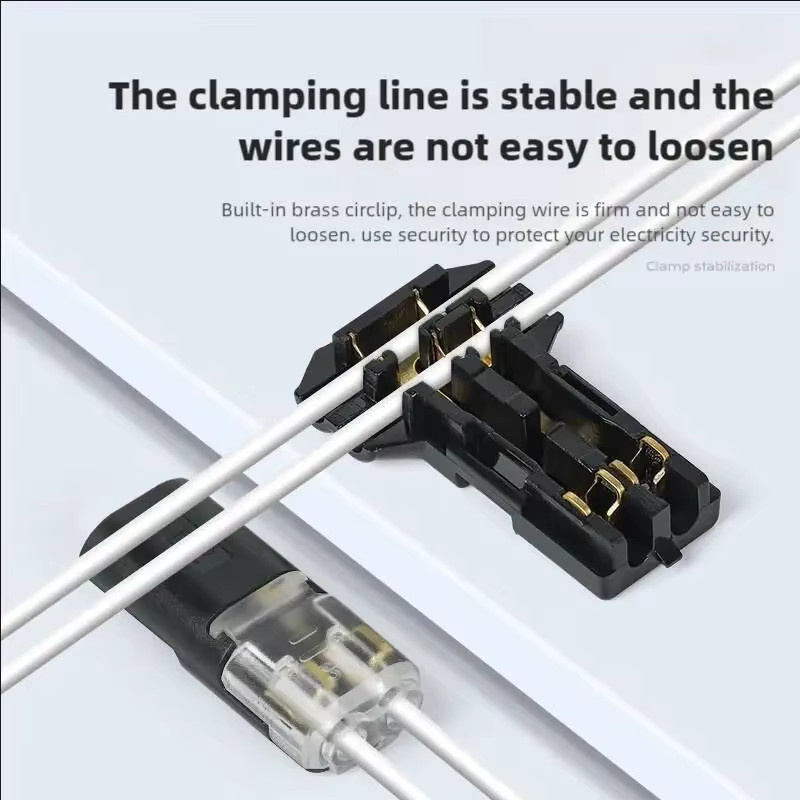 10 Stück T1/T2/D1/D3 Kabel-Steckverbinder, lötfreie Schnellanschlussklemmen für Auto und elektrisches Zubehör - Bild 2