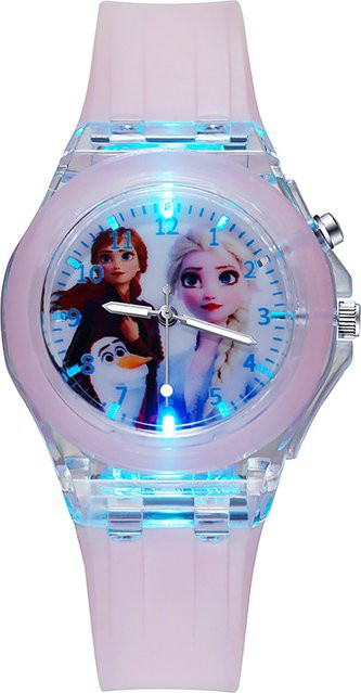 Disney Kinderuhr, Frozen Prinzessin Elsa, Silikonarmband, Mädchen - Bild 1