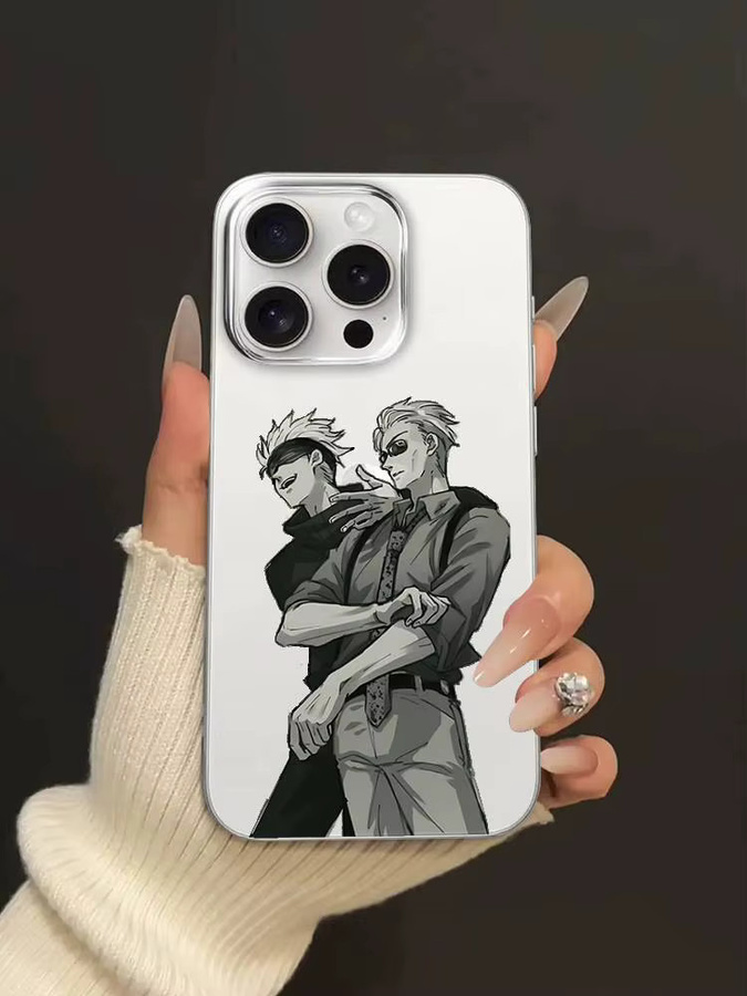 Transparente Anime Jujutsu Kaisen Handyhülle für iPhone 11 12 13 14 15 16 17 Pro Max und andere Modelle - Bild 7