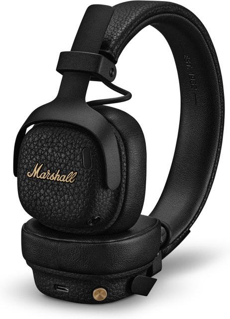 Marshall ANC On-Ear Bluetooth-Kopfhörer mit USB-C und 3,5 mm Klinke in Schwarz - Bild 1