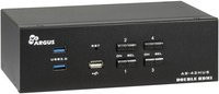 Inter-Tech IPC KVM Switch AS-42HUS in Schwarz mit 4K UHD Unterstützung - Bild 1