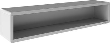 PHOENIX Wandregal Miami aus Holz in Grau, B: 97,6 cm, H: 20 cm, T: 20 cm - Bild 1
