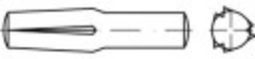 TOOLCRAFT Steckkerbstift aus Stahl, Durchmesser: 10 mm, Länge: 24 mm, 25 Stück - Bild 1