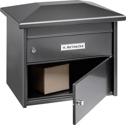 Burg Wächter Briefkasten EUROPA ch 732 E aus Stahlblech mit Schlüsselschloss in Anthrazit - Bild 1