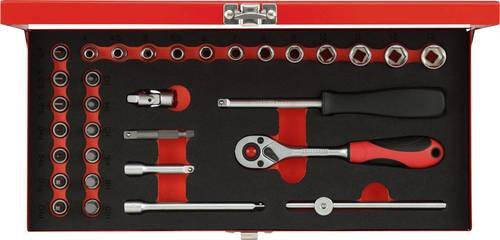 Gedore RED Steckschlüsselsatz 1/4 Zoll 32-teilig 4-13mm - Bild 2