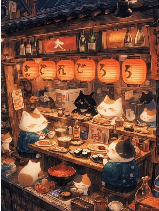 KAYOU Puzzle, Kätzchen-Muster, 1.000 Teile - Bild 2