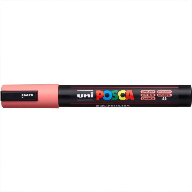uni POSCA-Marker PC-5M Permanent Marker in Korallenrosa mit einer Strichbreite von 1,8-2,5 mm - Bild 1