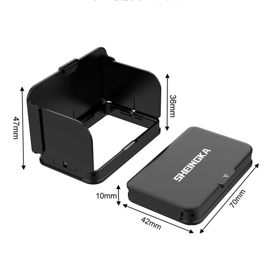 Magnetische Gegenlichtblende für Insta360 Ace Pro und Ace Pro2, faltbare Anti-Reflexions-Blende in Schwarz - Bild 6