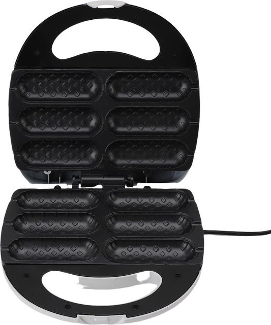 Neoglint Hot Dog Maker mit 750W Antihaft-Beschichtung in Schwarz - Bild 1