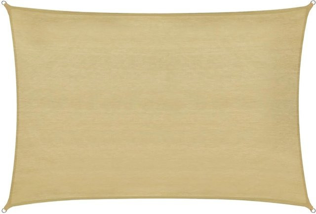 Sonnensegel tectake aus HDPE in Sand, B/B: 300 x 400 cm - Bild 1