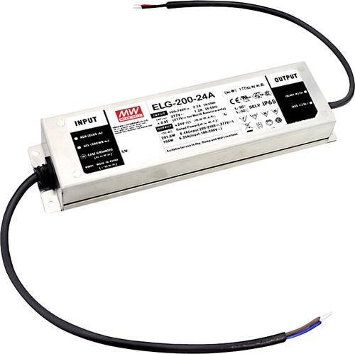 Mean Well ELG-200-48B-3Y LED-Treiber in Silber mit 3-in-1 Dimmer Funktion, Konstantspannung und Konstantstrom, 199.68 W, 4.16 A, 24 - 48 V/DC - Bild 1