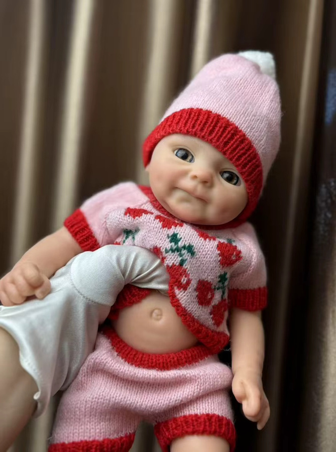 Aizwa Silikon-Reborn-Mädchen, Rosa, ab 0 Jahre - Bild 3