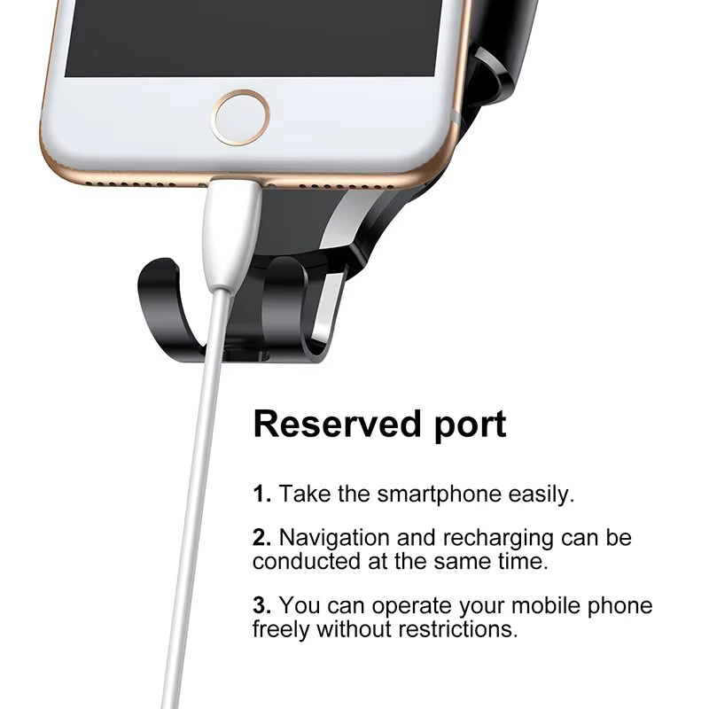 Baseus Autotelefonhalter Gravity Dashboard Sucker für iPhone, Samsung, Xiaomi und Huawei in Schwarz - Bild 6