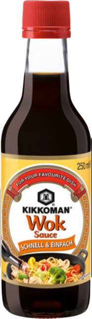 Kikkoman Wok-Sauce Sojasauce 250 ml - Bild 1