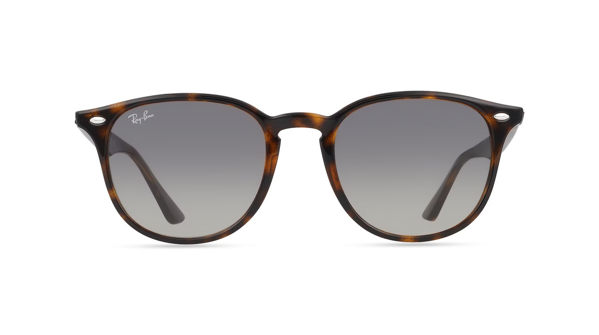 Ray-Ban RB4259 Sonnenbrille Panto, Vollrand, Kunststoff, Unisex, braun, grau - Bild 1